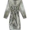d-iletta Wrap dress in denim-look viscose d-iletta Wrap dress in denim-look viscose