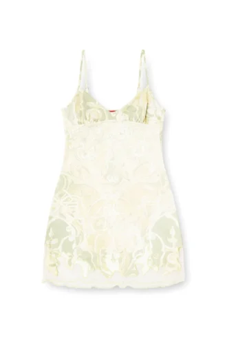 d-inlay Nylon mini dress with Heraldic print d-inlay Nylon mini dress with Heraldic print