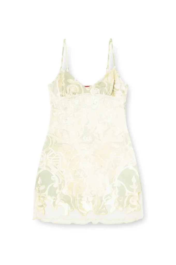 d-inlay Nylon mini dress with Heraldic print d-inlay Nylon mini dress with Heraldic print