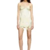 d-inlay Nylon mini dress with Heraldic print d-inlay Nylon mini dress with Heraldic print