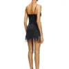 d-inlay-r1 Nylon mini dress with tulle insert d-inlay-r1 Nylon mini dress with tulle insert