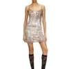 d-longy Mini dress with foil print d-longy Mini dress with foil print
