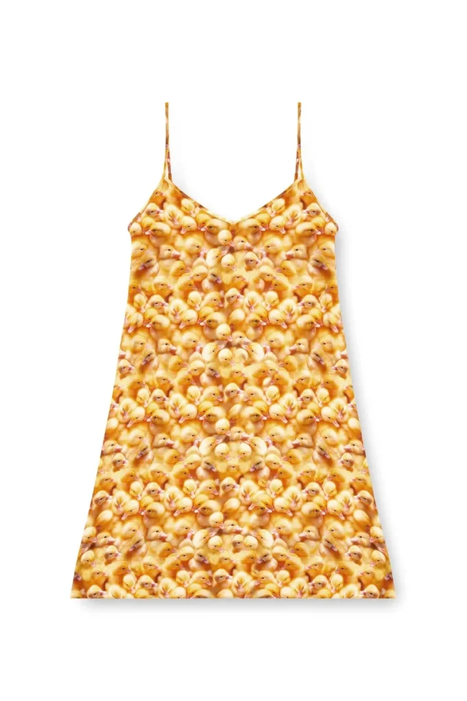 d-ulcet Mini dress in viscose with all-over print d-ulcet Mini dress in viscose with all-over print