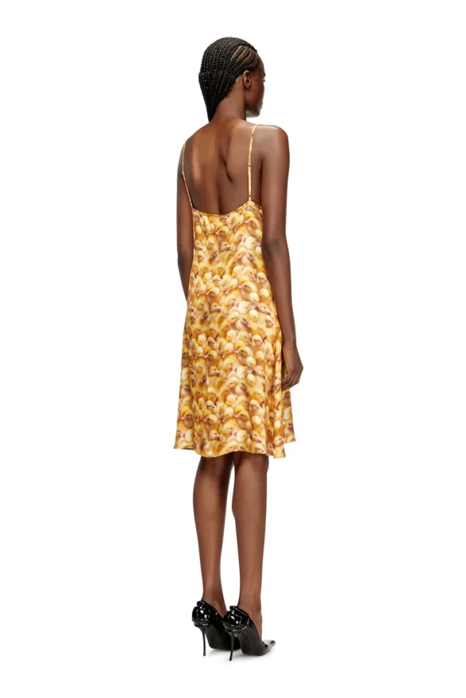 d-ulcet Mini dress in viscose with all-over print d-ulcet Mini dress in viscose with all-over print