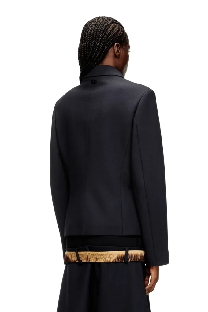 g-cesara-bond Collared jacket in neoprene-bonded fabric g-cesara-bond Collared jacket in neoprene-bonded fabric