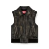 g-inko Bomber vest with distressed effect g-inko Bomber vest with distressed effect