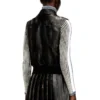 g-inko Bomber vest with distressed effect g-inko Bomber vest with distressed effect