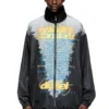 j-erik Tech-jersey jacket with lyrics print j-erik Tech-jersey jacket with lyrics print