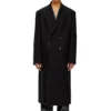 j-ritz Longline cool wool coat in denim detail j-ritz Longline cool wool coat in denim detail