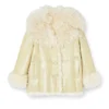 l-aconic Patent shearling jacket l-aconic Patent shearling jacket