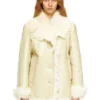 l-aconic Patent shearling jacket l-aconic Patent shearling jacket