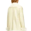 l-aconic Patent shearling jacket l-aconic Patent shearling jacket