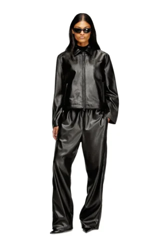l-amar-fem-s2 Coach jacket in leather l-amar-fem-s2 Coach jacket in leather
