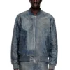 l-cobb Bomber jacket in treated leather l-cobb Bomber jacket in treated leather