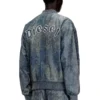 l-cobb Bomber jacket in treated leather l-cobb Bomber jacket in treated leather