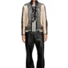 l-evert Trompe l’oeil-effect leather biker jacket l-evert Trompe l’oeil-effect leather biker jacket