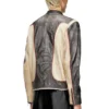 l-evert Trompe l’oeil-effect leather biker jacket l-evert Trompe l’oeil-effect leather biker jacket