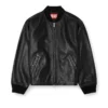 l-khat Waxed-leather bomber jacket l-khat Waxed-leather bomber jacket