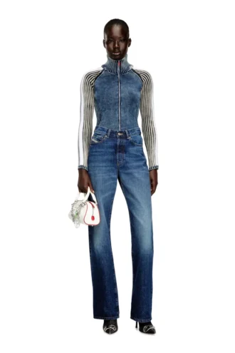 m-estrella Zip-up cardigan with sporty bands m-estrella Zip-up cardigan with sporty bands