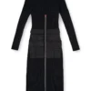 m-melti-ls Ribbed midi dress with cargo pockets m-melti-ls Ribbed midi dress with cargo pockets