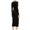 m-melti-ls Ribbed midi dress with cargo pockets m-melti-ls Ribbed midi dress with cargo pockets