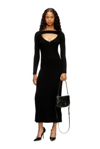 m-oloni Midi wool dress with inlay m-oloni Midi wool dress with inlay