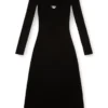 m-oloni Midi wool dress with inlay m-oloni Midi wool dress with inlay