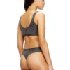 oriba-gft Stretch-cotton bralette with metallic print oriba-gft Stretch-cotton bralette with metallic print