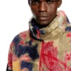 s-luke Teddy-fleece jacket with graffiti motif s-luke Teddy-fleece jacket with graffiti motif