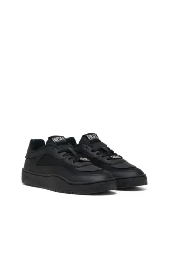 s-oval skate low S-Oval Skate-Fabric-panelled leather sneakers s-oval skate low S-Oval Skate-Fabric-panelled leather sneakers