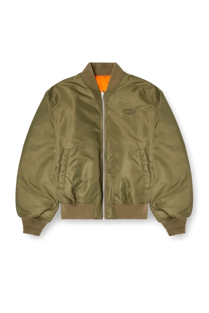 w-type-d1 Padded bomber jacket with Oval D embroidery w-type-d1 Padded bomber jacket with Oval D embroidery