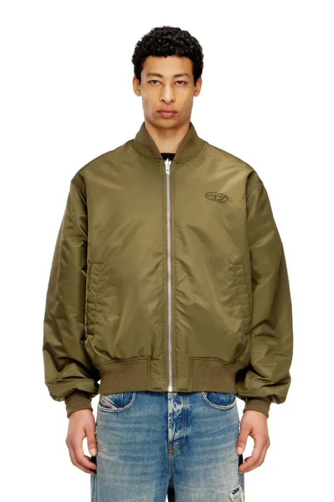 w-type-d1 Padded bomber jacket with Oval D embroidery w-type-d1 Padded bomber jacket with Oval D embroidery