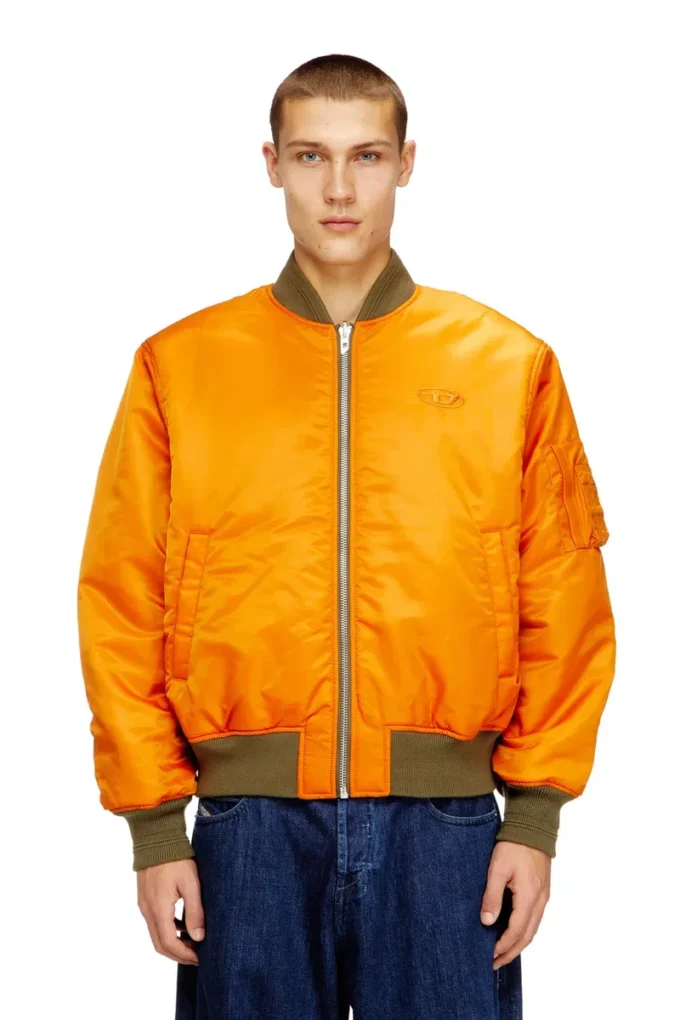 w-type-d1 Padded bomber jacket with Oval D embroidery w-type-d1 Padded bomber jacket with Oval D embroidery