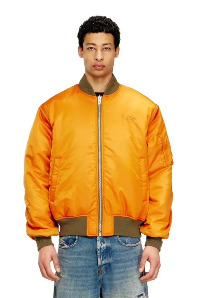 w-type-d1 Padded bomber jacket with Oval D embroidery w-type-d1 Padded bomber jacket with Oval D embroidery